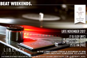 Beat Weekends late November 2017